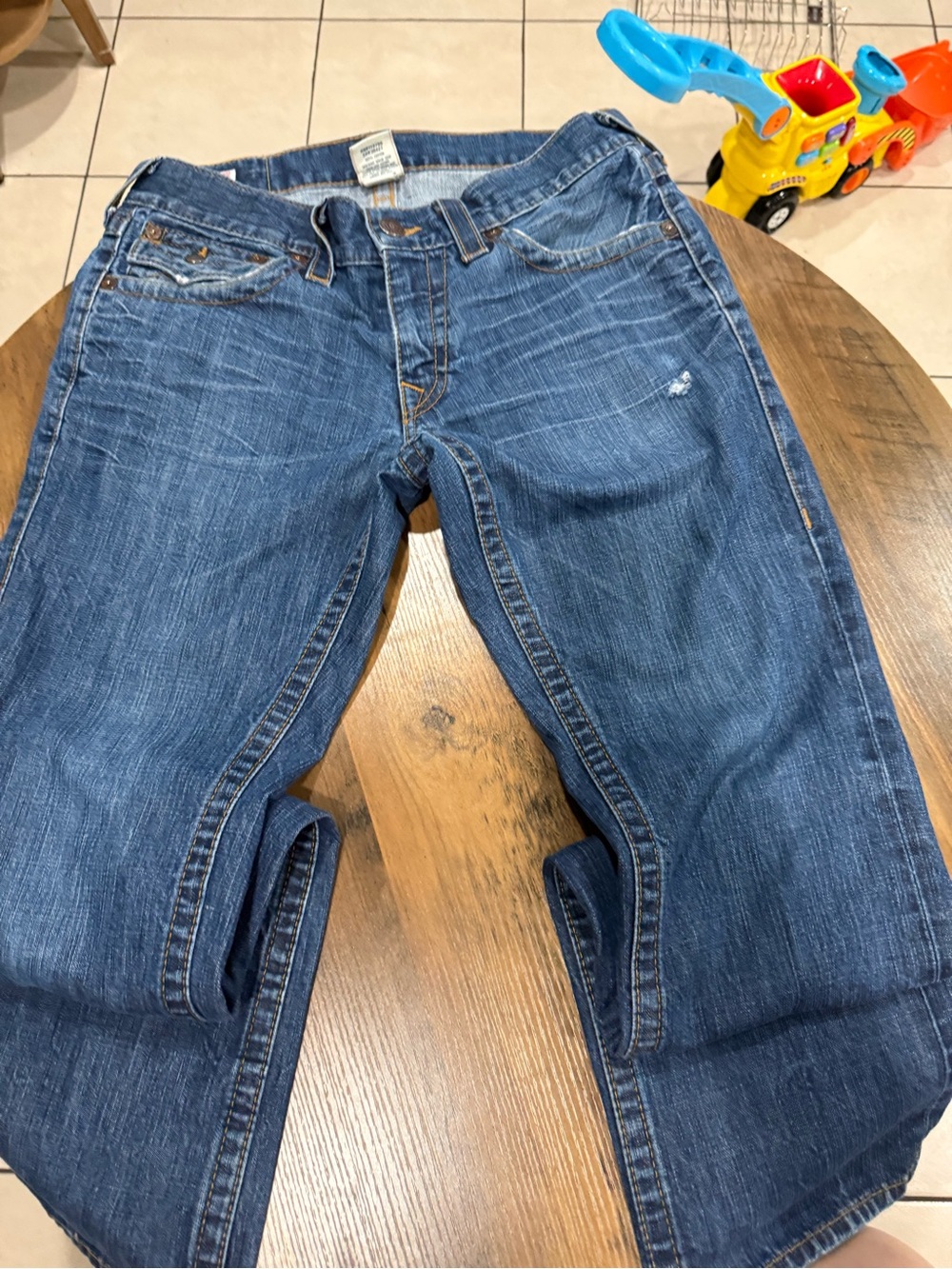 True Religion Men's Indigo Relaxed Fit Jeans